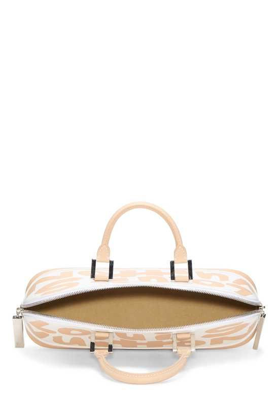 Stephen Sprouse x Louis Vuitton Beige Glazed Leather Graffiti Alma Horizontal, , large image number 5