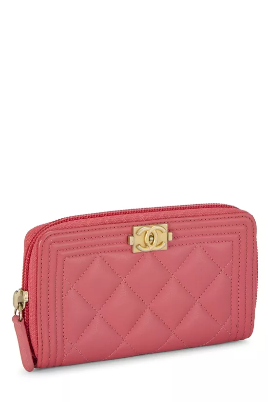 Pink Caviar Boy Zip Around Wallet Small, , large image number 1