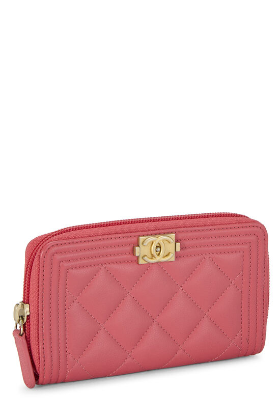 Pink Caviar Boy Zip Around Wallet Small, , large image number 1