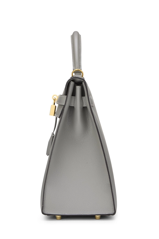 Gris Mouette Epsom Kelly Sellier 28, , large image number 2