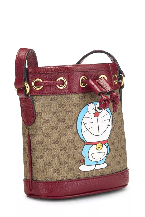 Doraemon x Gucci Coated Canvas Bucket Bag Mini, , large image number 1