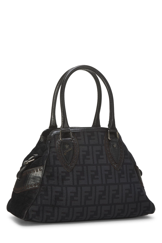 Black Zucca Velour Bag Du Jour Small, , large image number 1