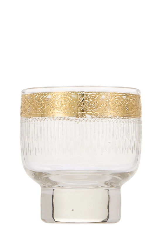 Multicolor 22k Gilded Footed Glassware Set of 6 & Ice Bucket, , large image number 2