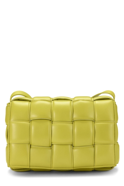 Bottega Veneta Green Maxi Intrecciato Padded Cassette