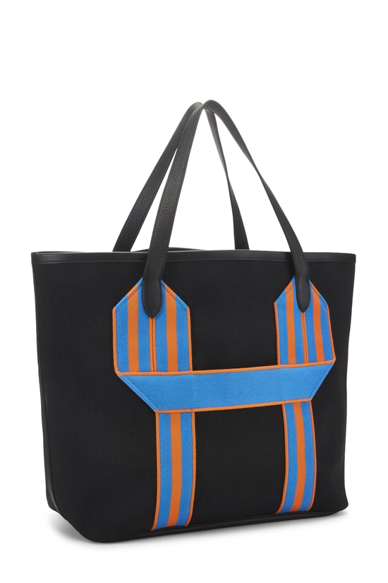 Black Canvas Pursangle Tote, , large image number 1