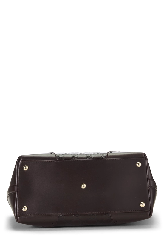 Brown Guccissima Leather Punch Tote, , large image number 4