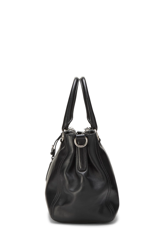 Black Calfskin Double Zip Handbag Medium, , large image number 2