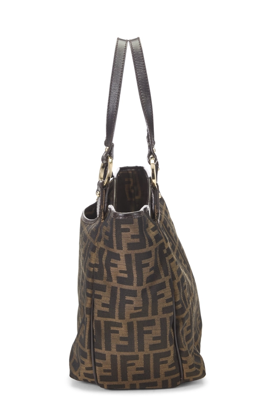 Brown Zucca Canvas Shoulder Bag Medium, , large image number 2