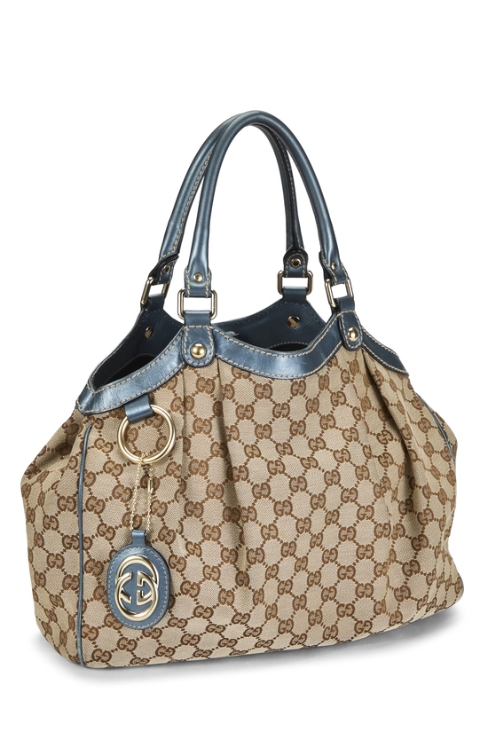 Blue Original GG Canvas Sukey Tote, , large image number 1