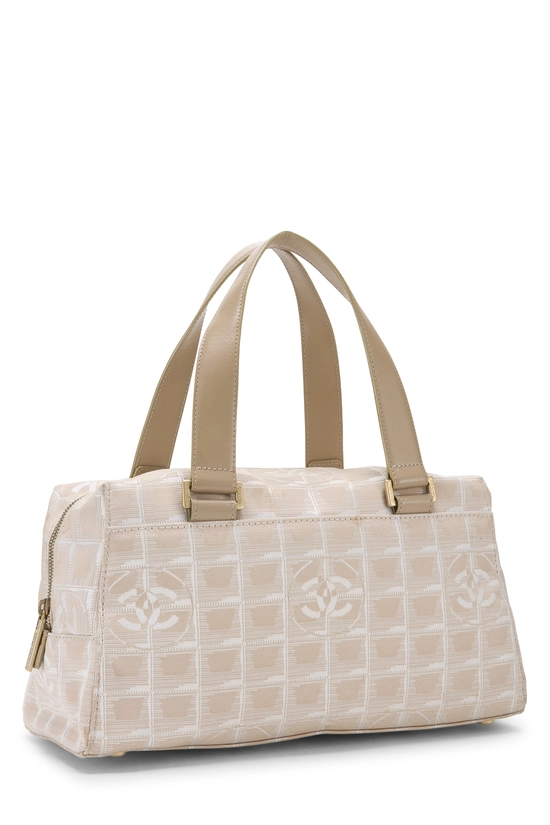 Beige Nylon Travel Line Handbag, , large image number 1