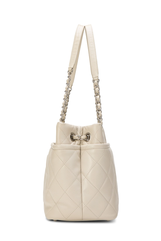 Cream Caviar Timeless 'CC' Soft Shopper Small, , large image number 2