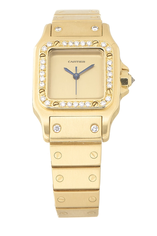 Gold Diamond Santos Carr&eacute;e 2960 24mm, , large image number 0