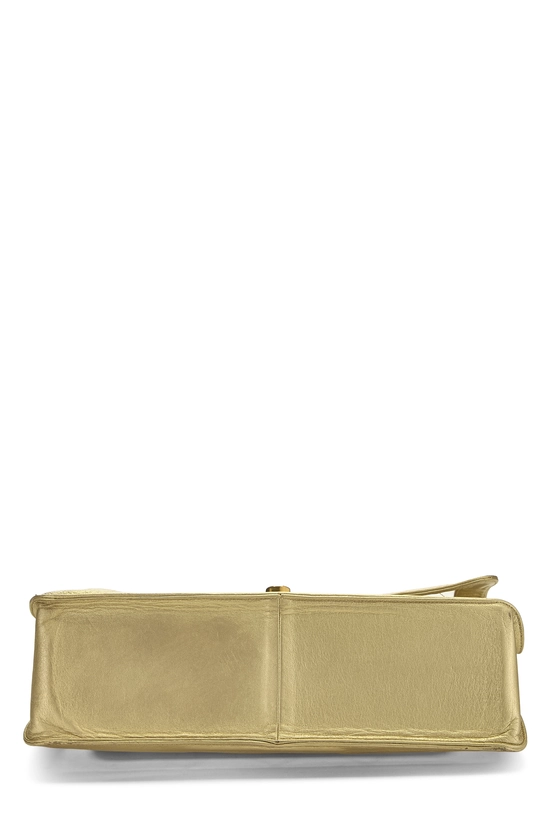 Gold PVC Flap Bag, , large image number 4