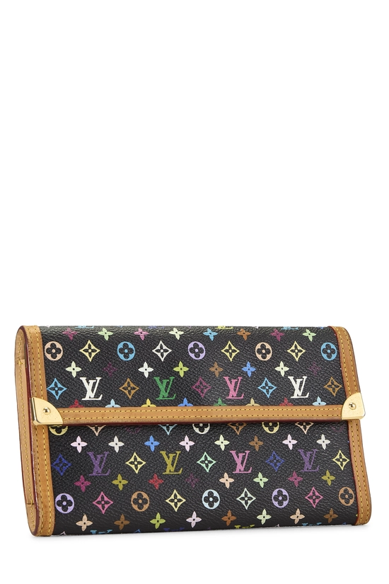 Takashi Murakami x Louis Vuitton Black Monogram Multicolore International, , large image number 1