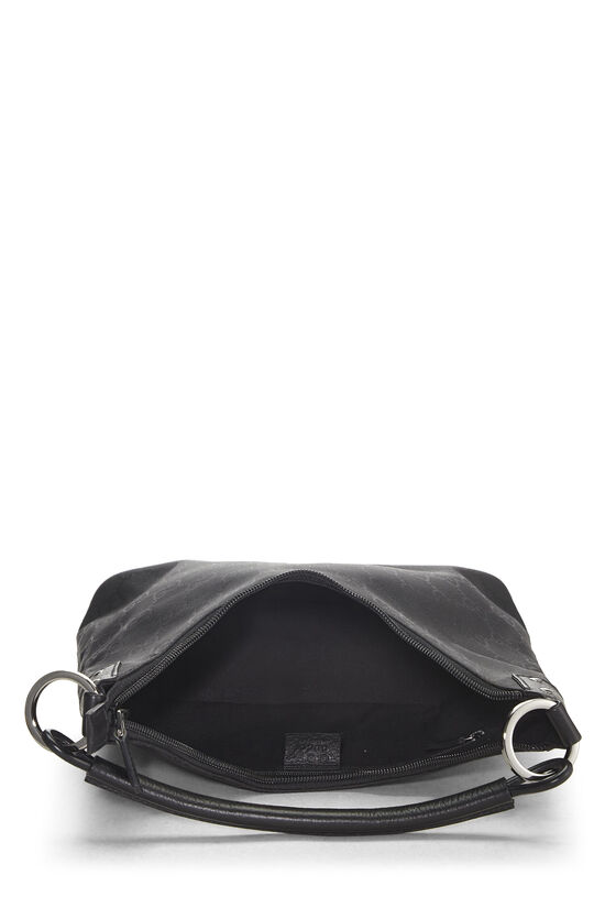 Black GG Nylon Hobo Bag, , large image number 5