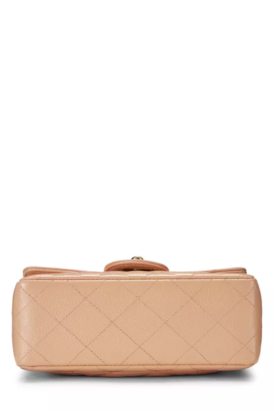 Pink Quilted Caviar Half Flap Mini, , large image number 4
