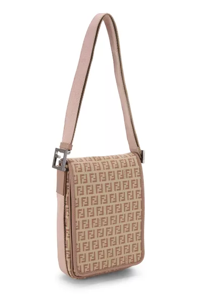 Pink Zucchino Canvas Messenger Bag, , large