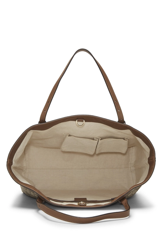 Brown GG Supreme Canvas Nice Tote, , large image number 5
