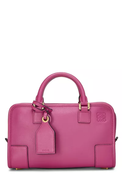 Pink Calfskin Leather Amazona 23