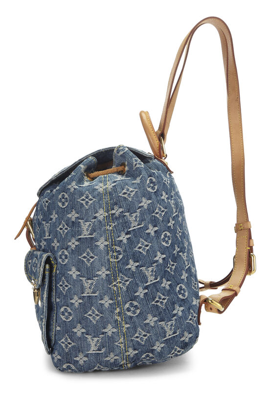 Louis Vuitton Monogram Denim Sac a Dos Backpack PM - Blue