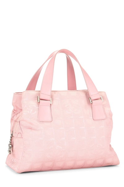 Pink Nylon Travel Line Handbag, , large