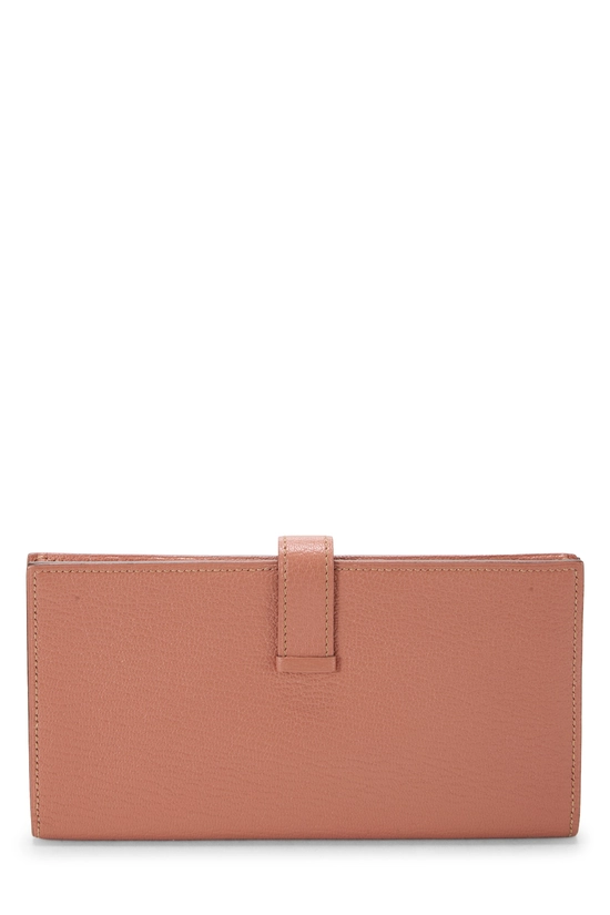 Rose Tea Chevre Bearn Soufflet Wallet , , large image number 2