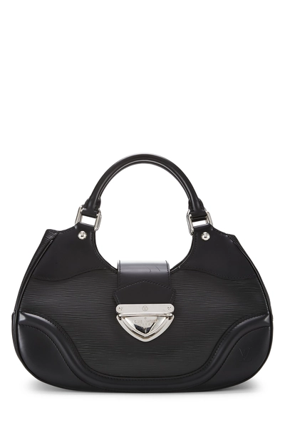 Louis Vuitton Black Epi Sac Montaigne