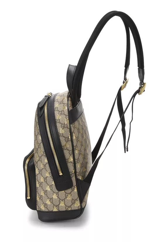 GG Supreme Canvas Bee Backpack Small, , large image number 2