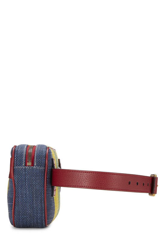 Multicolor Canvas Baiadera Belt Bag, , large image number 2