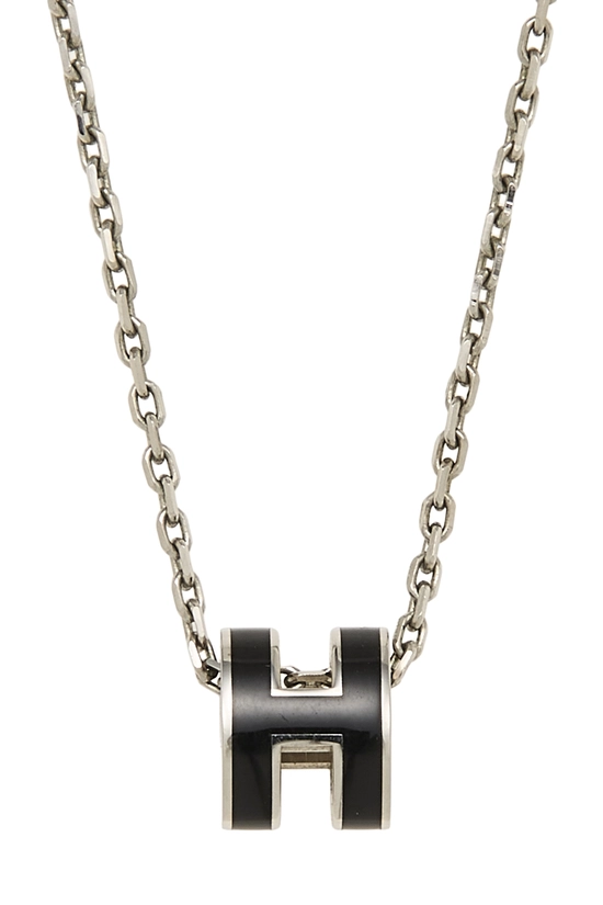 Black "Pop H" Necklace Mini, , large image number 1