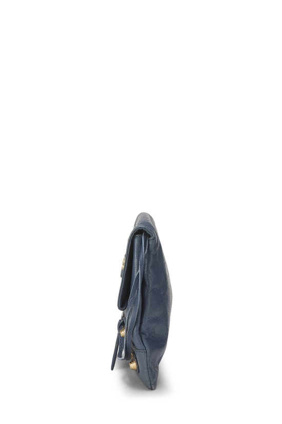Blue Agneau Giant 12 Envelope Clutch, , large image number 2