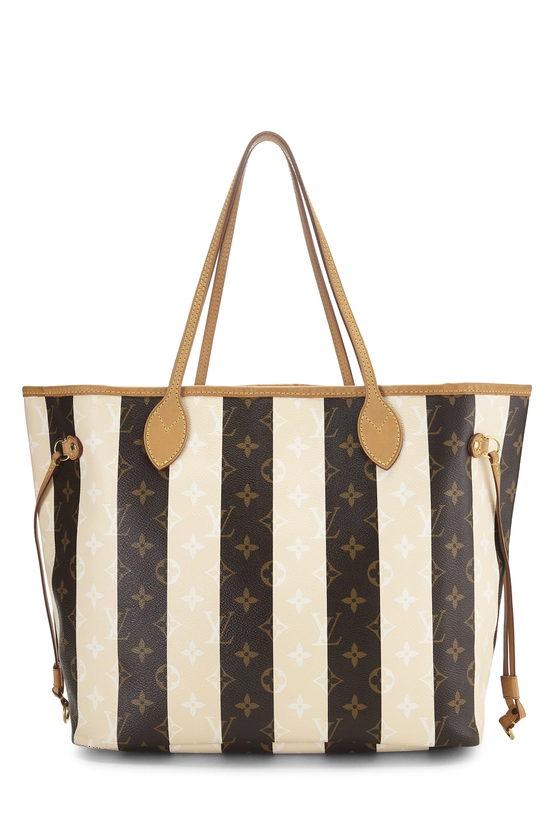 Monogram Canvas Cream Rayures Neverfull MM, , large image number 3