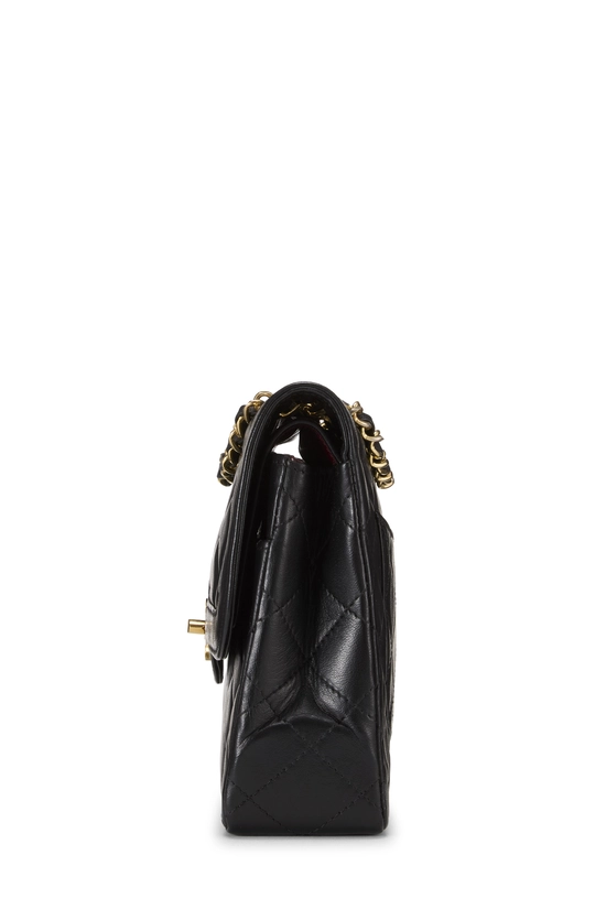 Black Quilted Lambskin Paris Limited Double Flap Small, , large image number 2