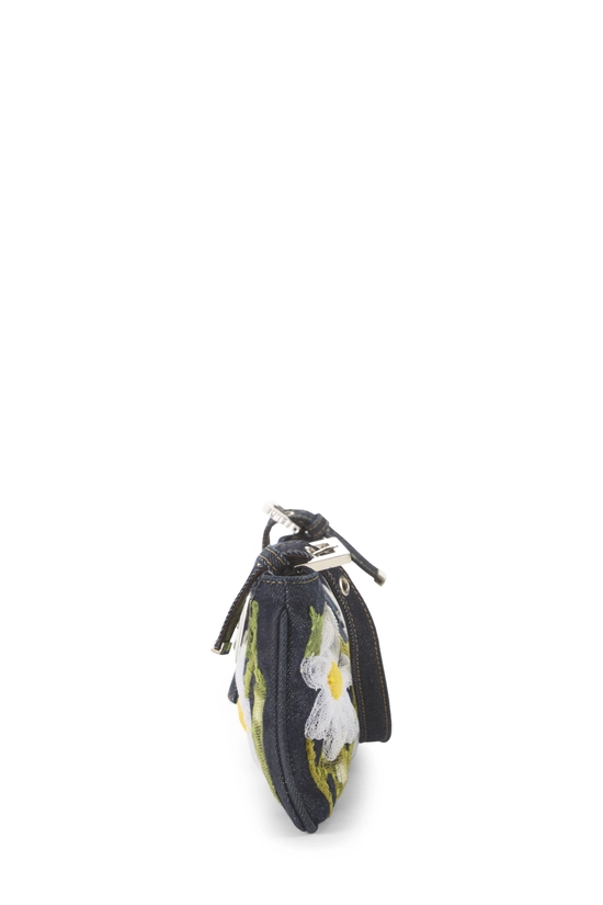 Navy Embroidered Shoulder Bag, , large image number 2
