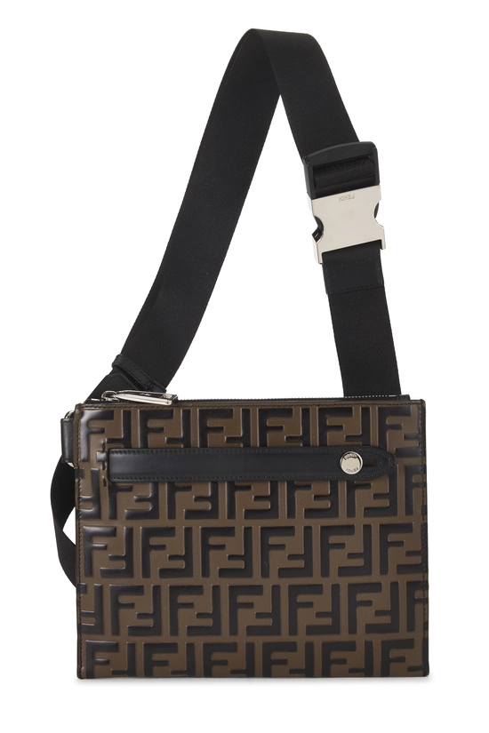 Black Zucca Embossed Crossbody Bag, , large image number 0