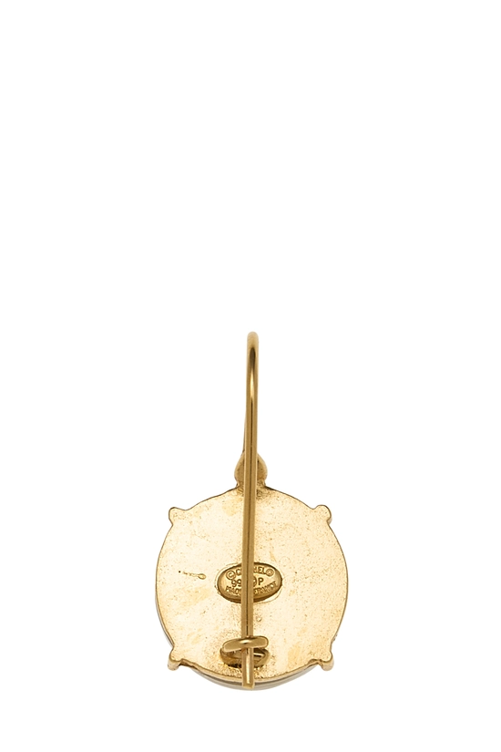 Gold Gripoix 'CC' Earrings, , large image number 1