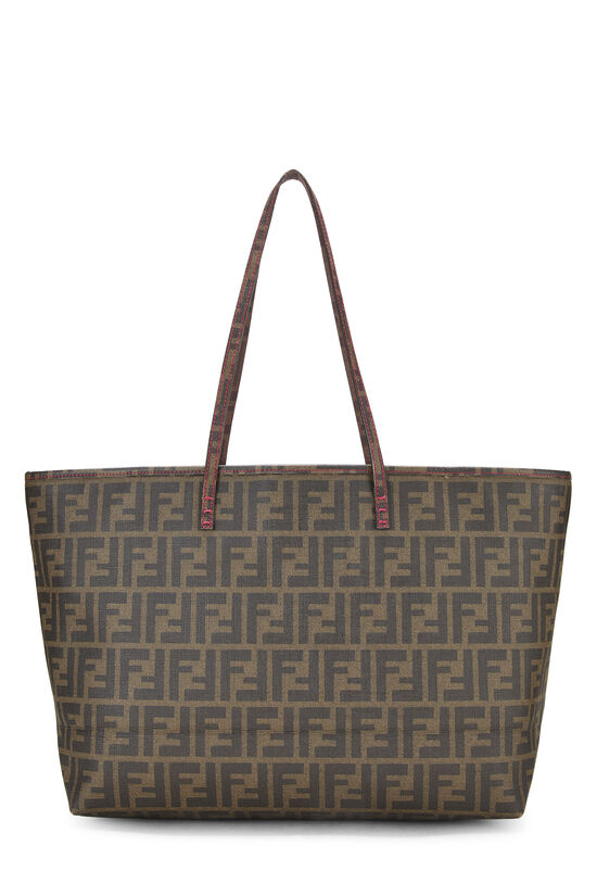 Brown Zucca Coated Canvas Roll Tote Small, , large image number 3