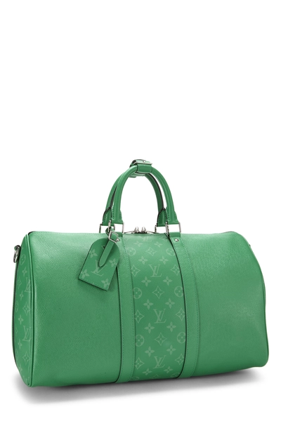 Louis Vuitton Green Taigarama Keepall Bandouliere 45 — photo 2