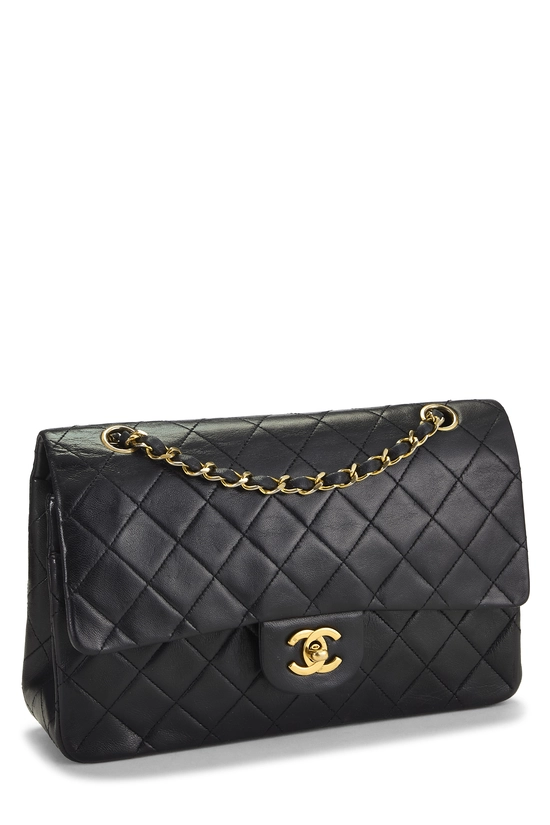 Navy Quilted Lambskin Classic Double Flap Medium, , large image number 1