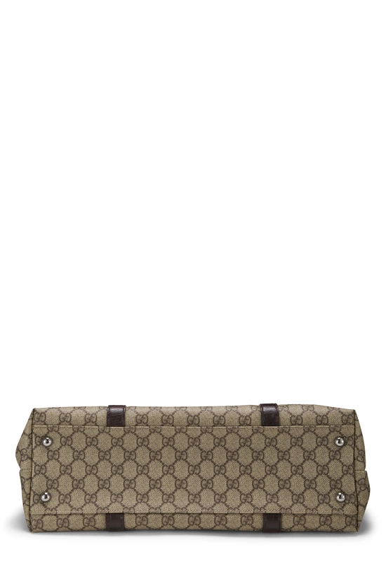 Brown GG Supreme Canvas Tote Large, , large image number 4