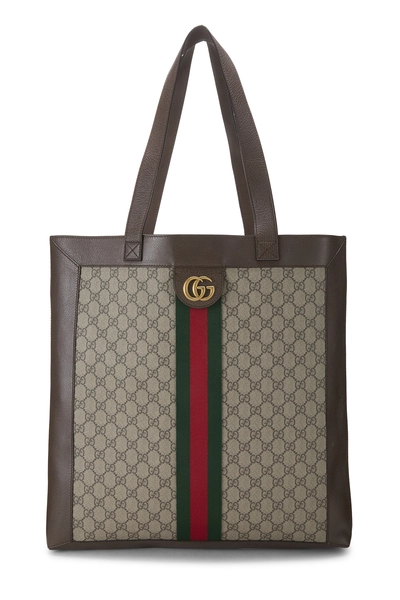 Gucci Original GG Supreme Canvas Ophidia Tote Large