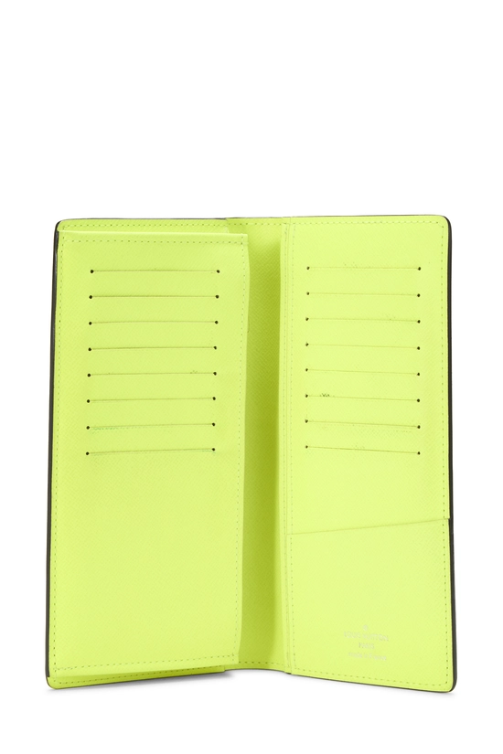 Yellow Monogram Taigarama Brazza Wallet, , large image number 3