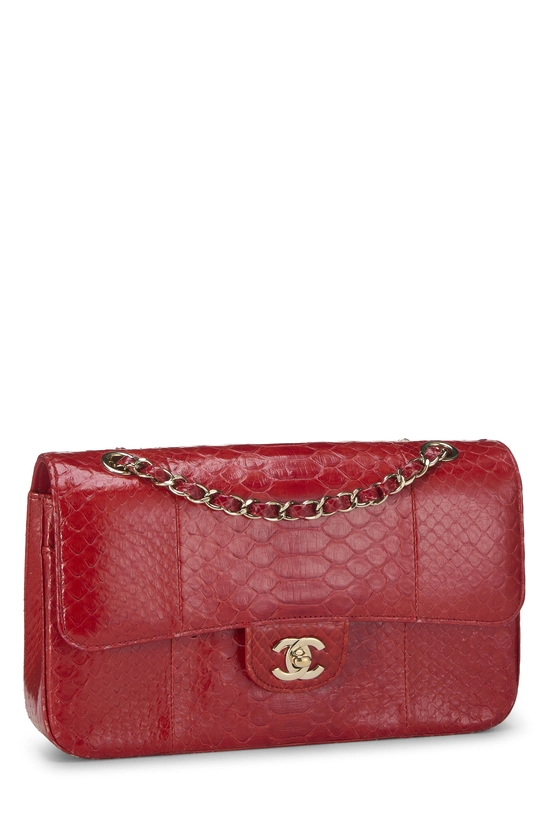 Red Python Classic Double Flap Medium, , large image number 1