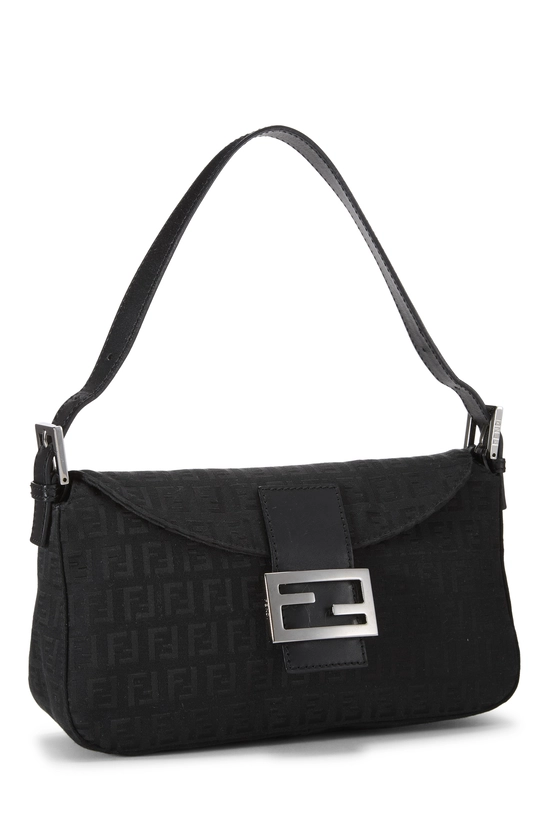 Black Zucchino Canvas Shoulder Bag, , large image number 1