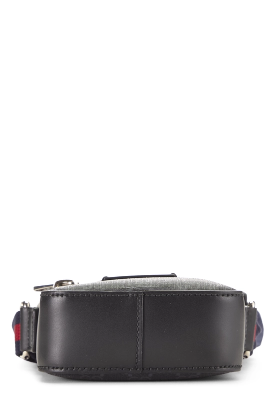 Black GG Supreme Canvas Web Messenger Mini, , large image number 4