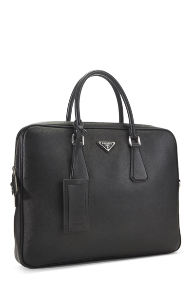 Prada Black Saffiano Briefcase — photo 2
