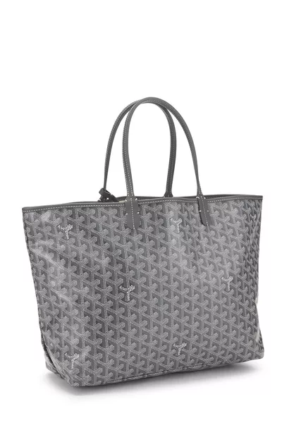 Grey Goyardine Canvas Saint-Louis PM, , large