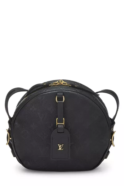 Louis Vuitton Black Monogram Empreinte Boite Chapeau Souple MM — photo 1