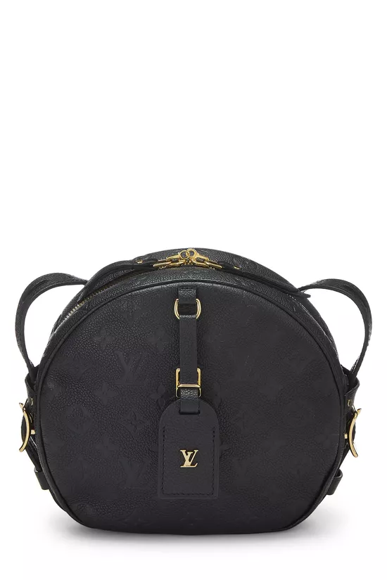 Black Monogram Empreinte Boite Chapeau Souple MM, , large image number 0