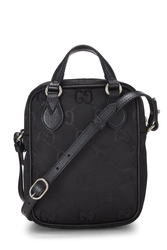 Black GG Nylon Off the Grid Shoulder Bag, , large image number 3